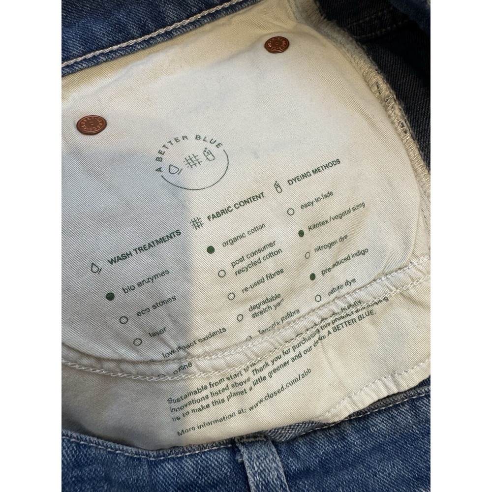 Closed - Skinny Mid Rise Blue Jeans‎ Size 30 Stretchy Made In Italy - Picture 11 of 11